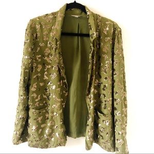 LUCKY BRAND SEQUINED BLAZER